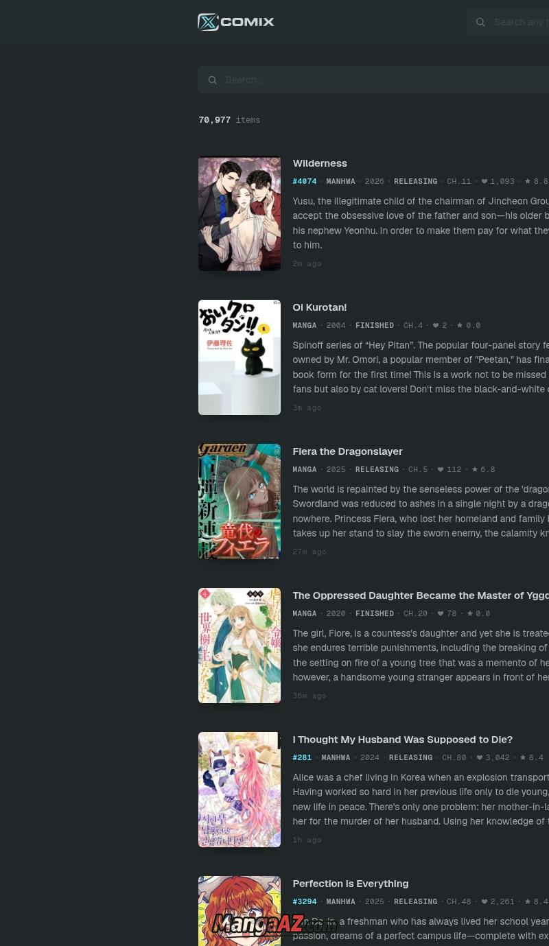 Manga A-Z