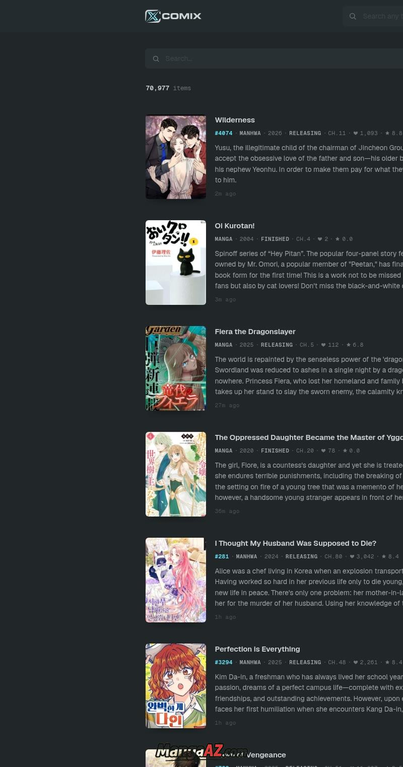 Manga A-Z