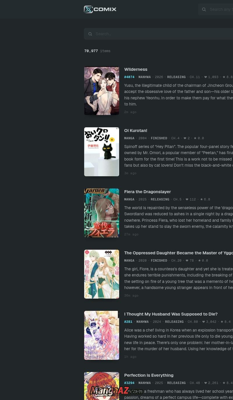 Manga A-Z