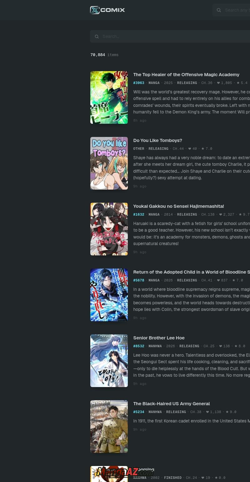 Manga A-Z