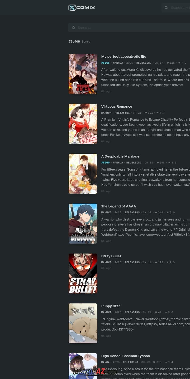 Manga A-Z
