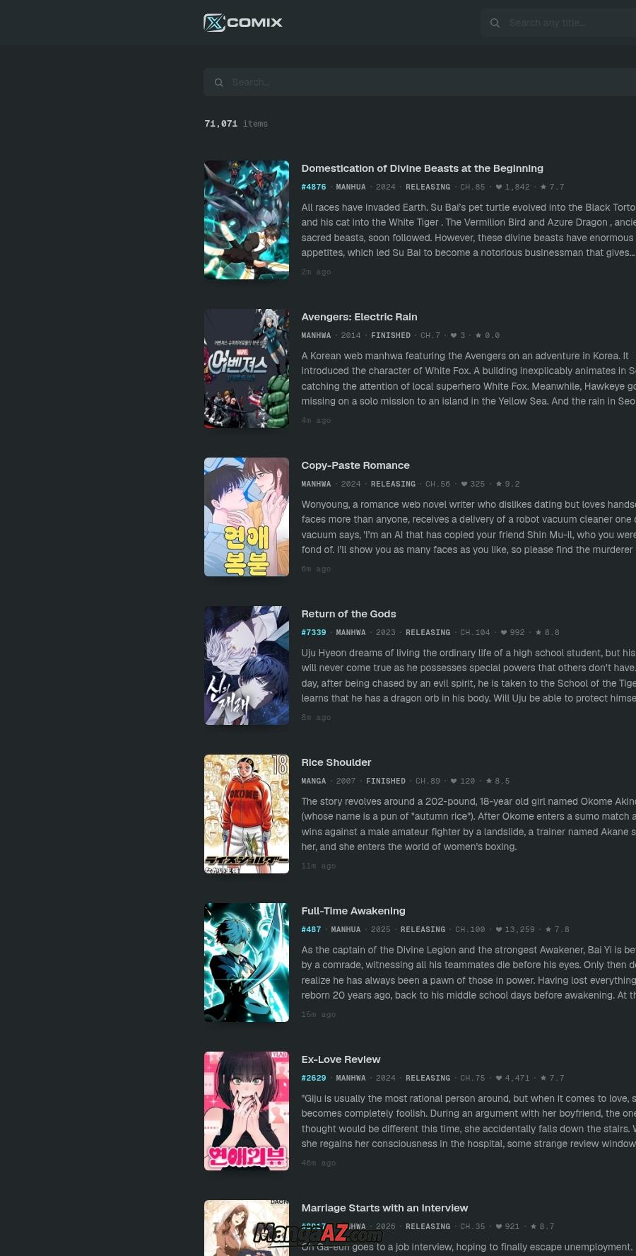 Manga A-Z