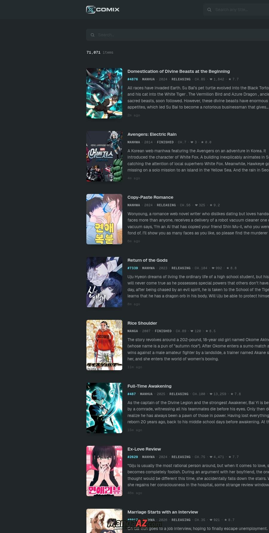 Manga A-Z