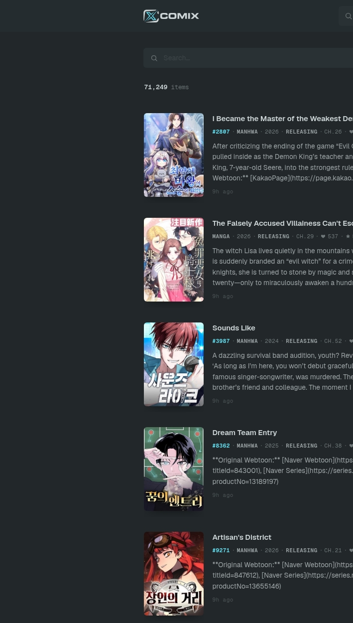 Manga A-Z