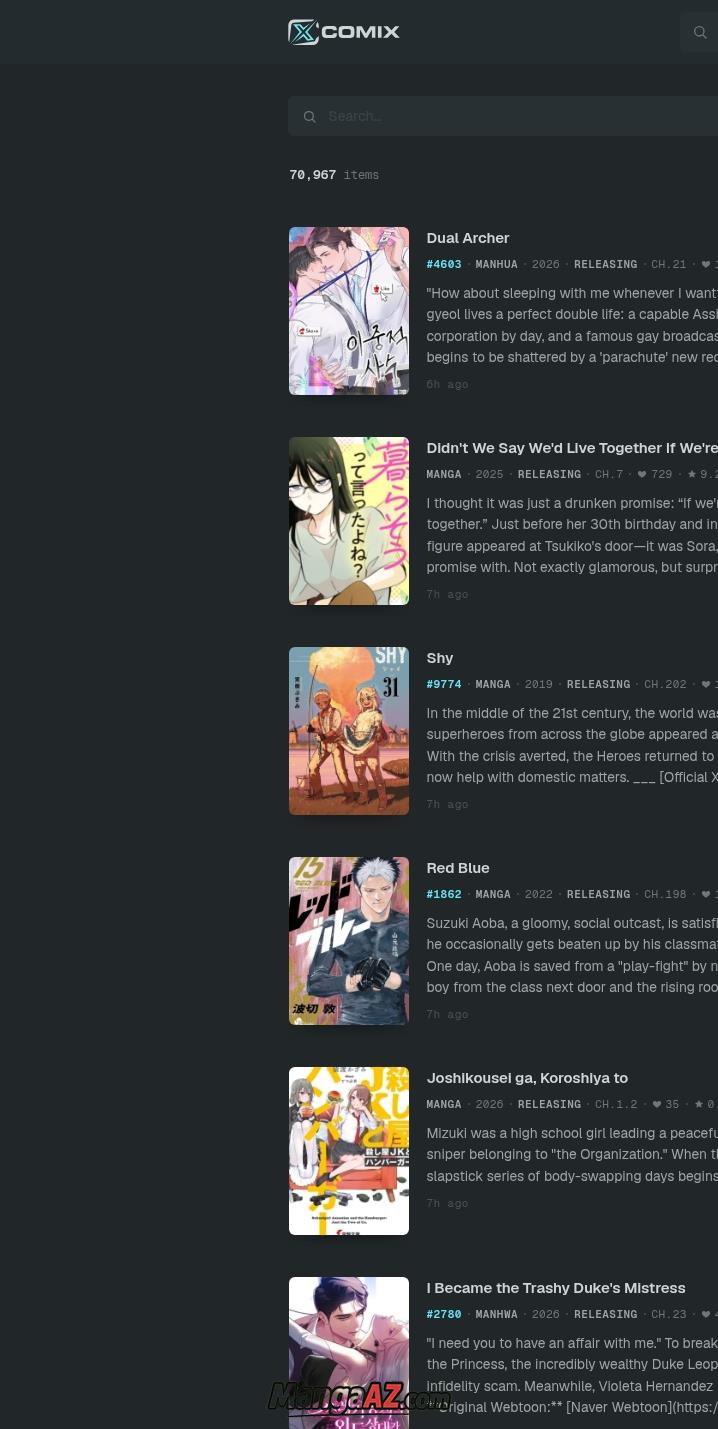 Manga A-Z