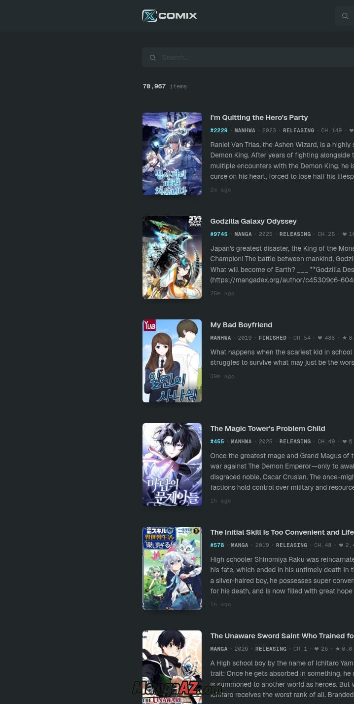 Manga A-Z