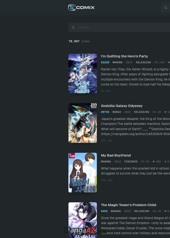 Manga A-Z
