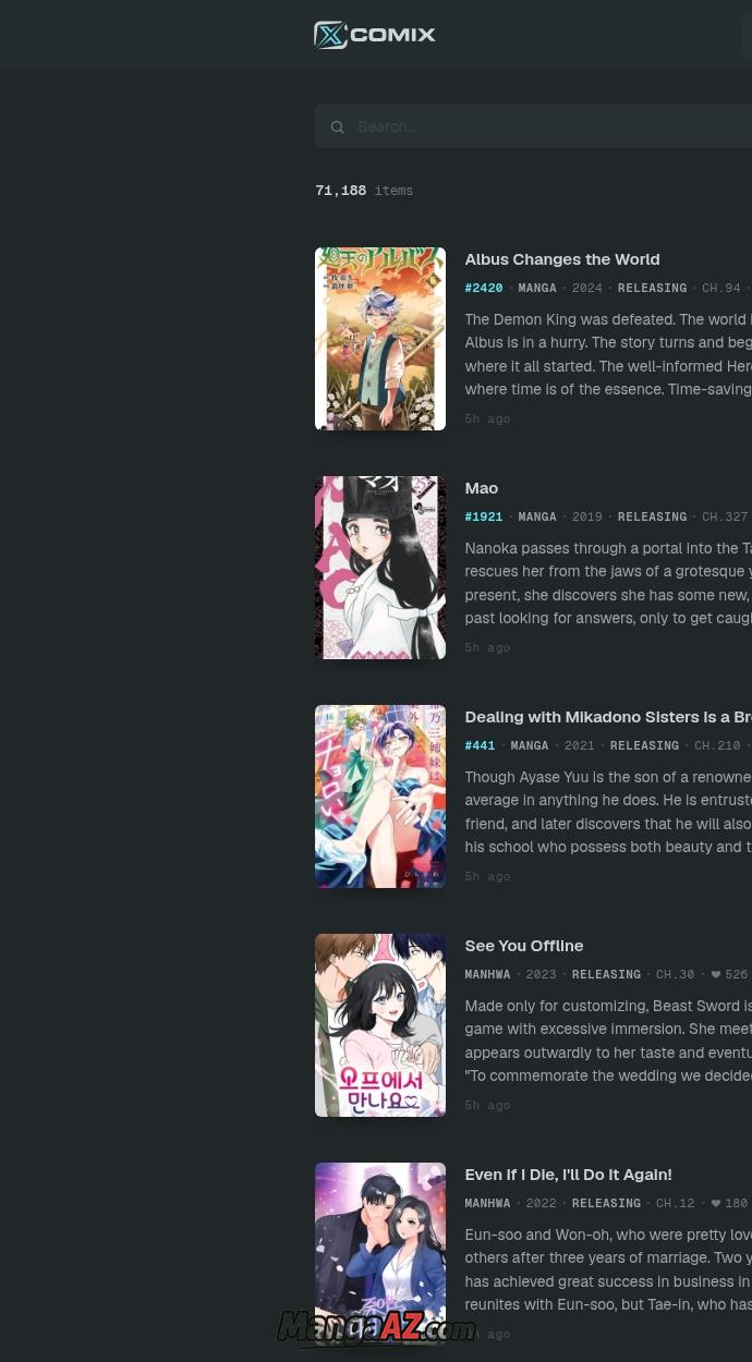 Manga A-Z